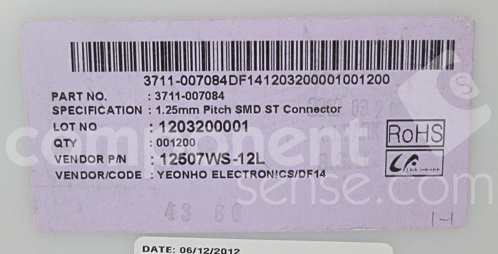 12507WS12L Yeonho Electronics Component Sense