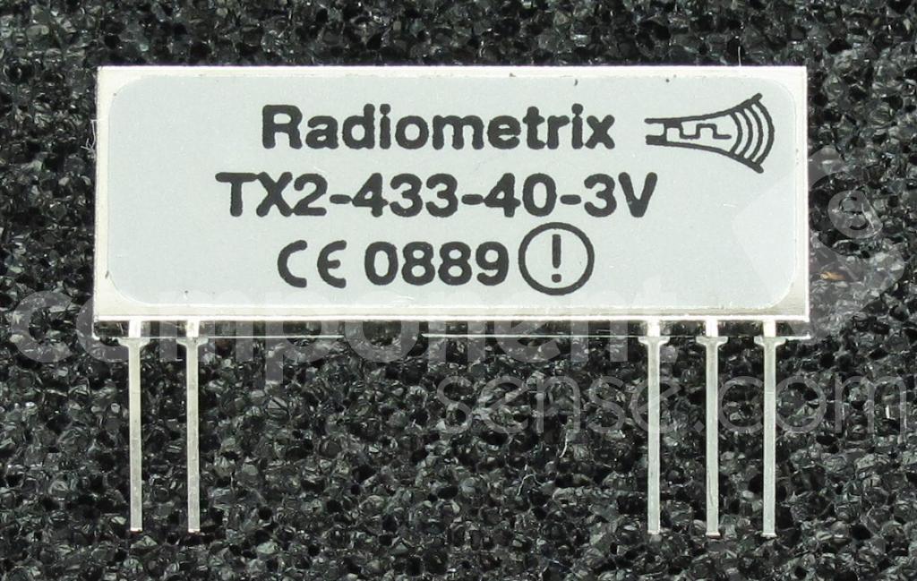Tx2 433 40 3v Radiometrix Component Sense