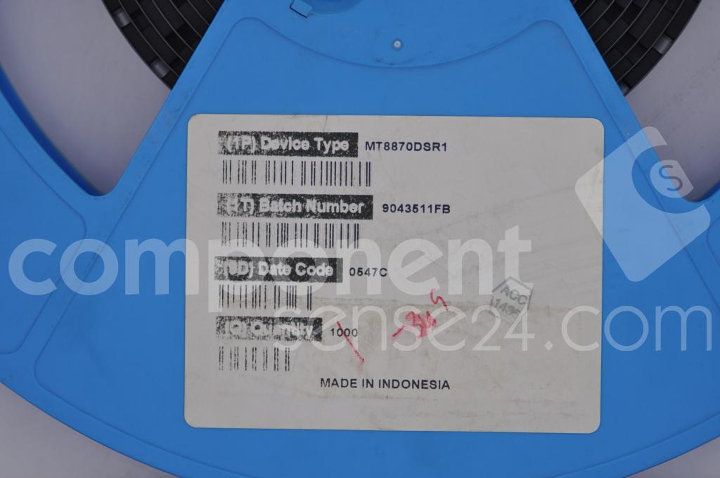 MT8870DSR1 Zarlink Semiconductor [Formerly Mitel] | Component Sense