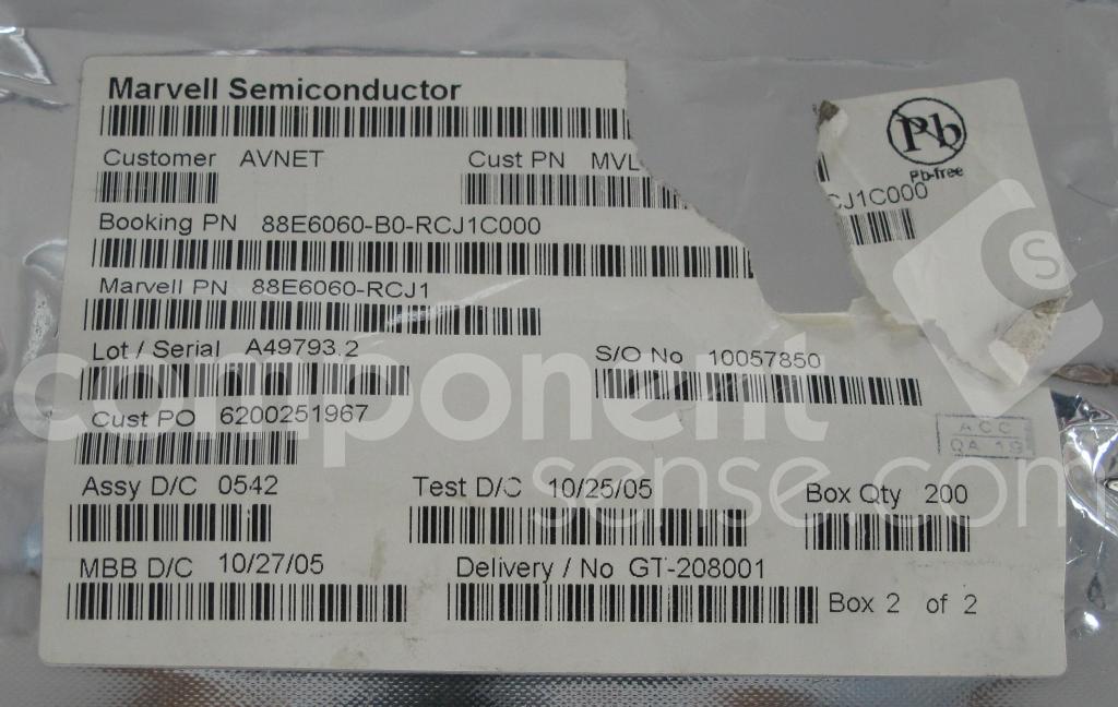 88E6060RCJ1 Marvell Semiconductor Component Sense