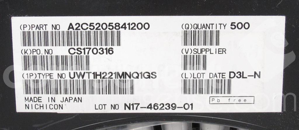 UWT1H221MNQ1GS | Component Sense