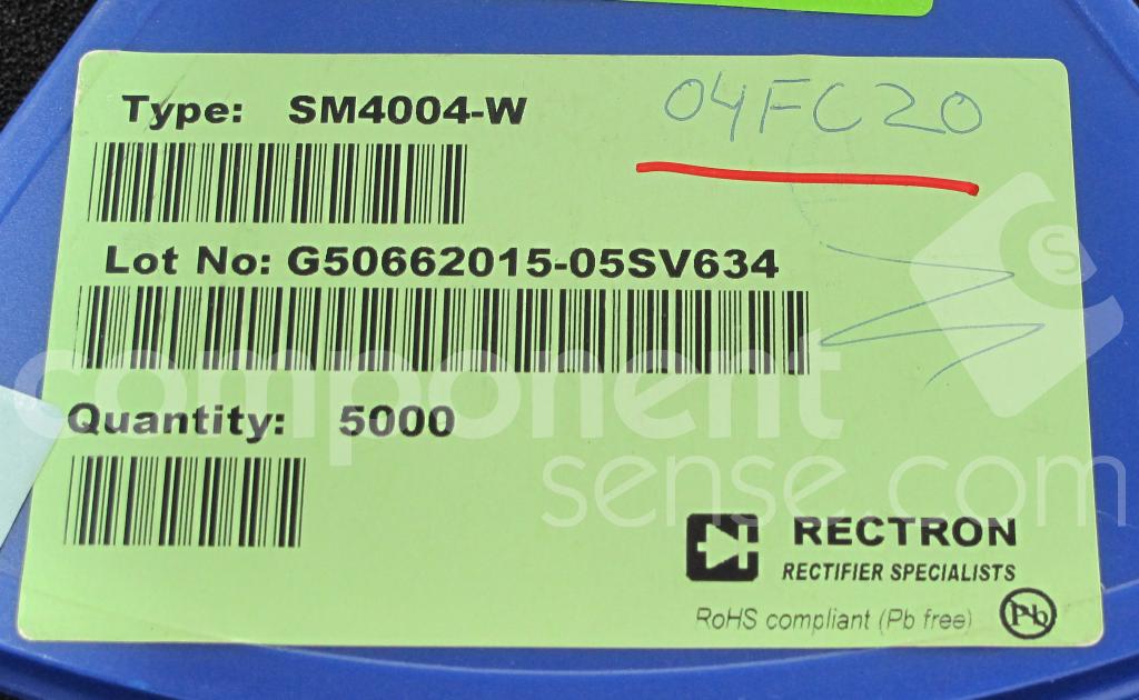 SM4004W Rectron Semiconductor | Component Sense