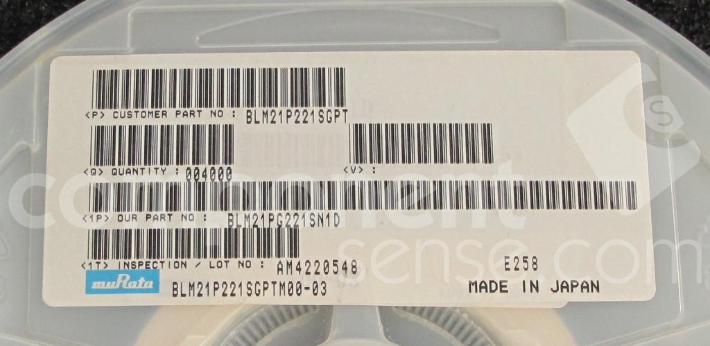 BLM21PG221SN1D Murata, Unknown | Component Sense