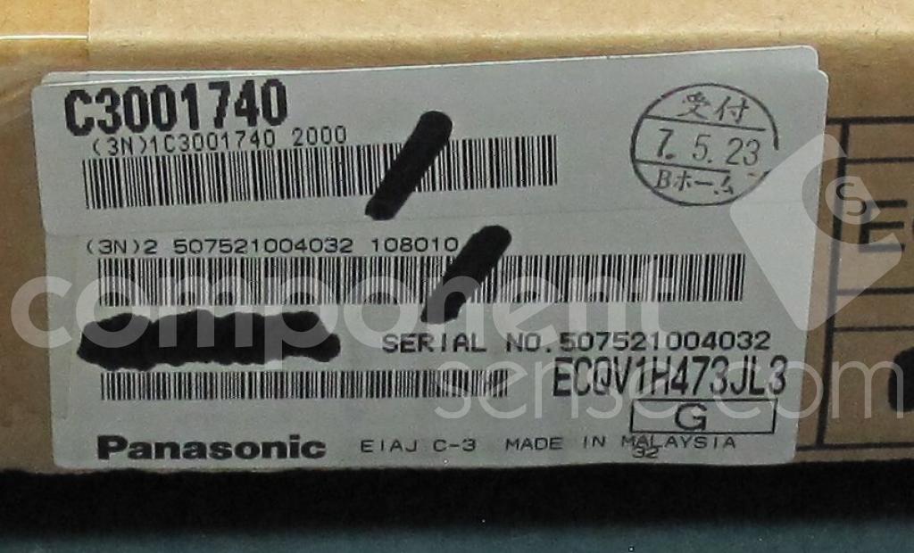 ECQV1H473JL3 Panasonic Component Sense