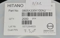 0805X335K100N2