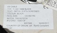 7-1-6C 100M BLACK