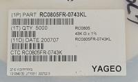 RC0805FR-0743K