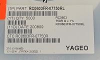 RC0603FR07750RL