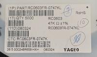 RC0603FR-0747K