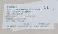 2183Y-0.50MM2 BLACK 100M