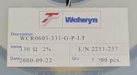 WCR0603-331-G-P-LT