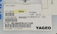 RC0805FR-07110R