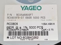 RC0805FR07680R