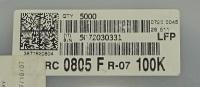 RC0805FR-07100K