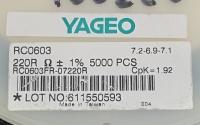 RC0603FR-07220R