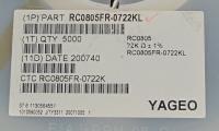 RC0805FR-0722K