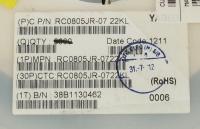 RC0805JR-0722KL
