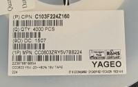 CC0603ZRY5V7BB224