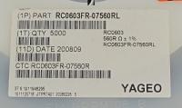 RC0603FR-07560RL