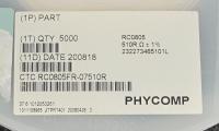 RC0805FR-07510R