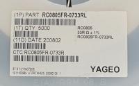 RC0805FR-0733R