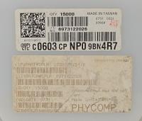 CC0603CPNPO9BN4R7