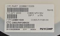 C0805JRNPO9BN330
