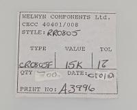 WCR0805F-15KFI
