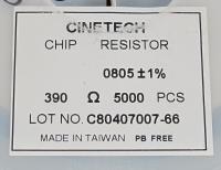 0805 1% 390R
